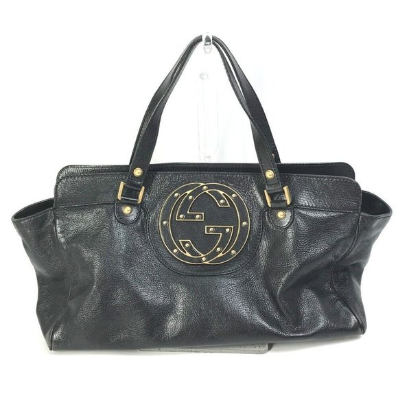 GUCCI Interlocking G blondie studs Tote Bag Shoulder Bag - Picture 1 of 16